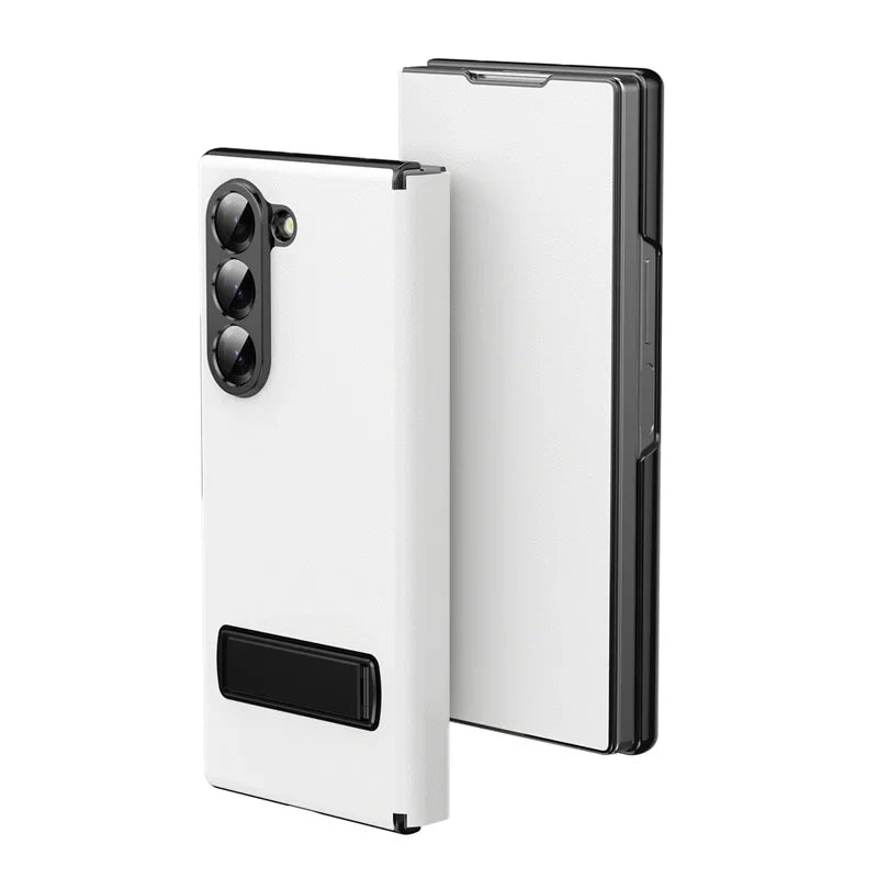 Luxury Leather Magnetic Kickstand Case