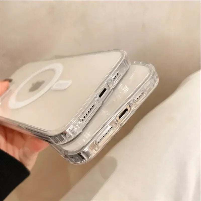 Original For Magsafe Magnetic Wireless Charging Phone Case For iPhone
