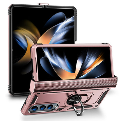 Shockproof Case with Ring Kickstand For Samsung Galaxy Z Fold 4