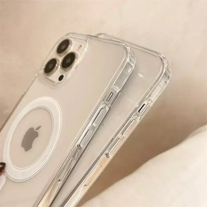 Original For Magsafe Magnetic Wireless Charging Phone Case For iPhone