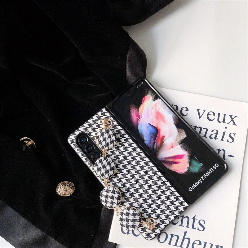 Woman Retro  Cover For Samsung Galaxy Z Fold 4