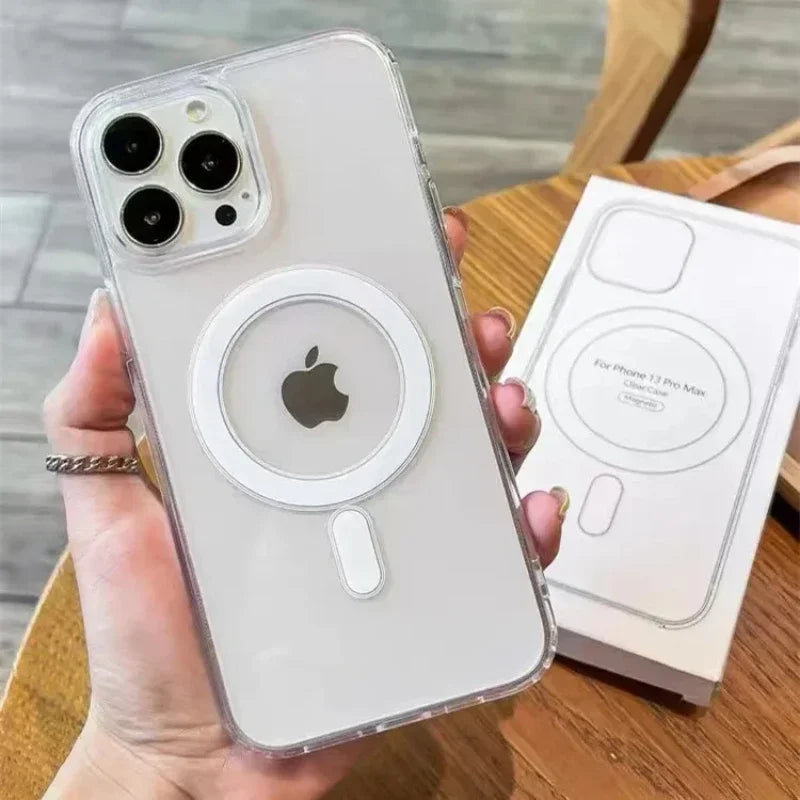 Original For Magsafe Magnetic Wireless Charging Phone Case For iPhone